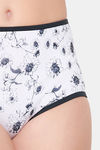 Clovia High Rise Three-Fourth Coverage Hipster Panty - White — thumbnail 6