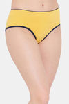 Clovia Medium Rise Three-Fourth Coverage Hipster Panty - Yellow — thumbnail 2
