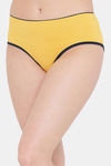 Clovia Medium Rise Three-Fourth Coverage Hipster Panty - Yellow — thumbnail 3