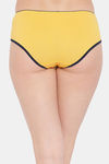 Clovia Medium Rise Three-Fourth Coverage Hipster Panty - Yellow — thumbnail 4
