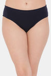 Clovia Medium Rise Three-Fourth Coverage Hipster Panty - Navy Blue — thumbnail 1