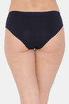 Clovia Medium Rise Three-Fourth Coverage Hipster Panty - Navy Blue — thumbnail 4