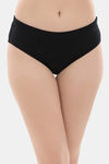 Clovia Medium Rise Three-Fourth Coverage Hipster Panty - Black — thumbnail 1