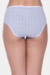 Clovia Medium Rise Three-Fourth Coverage Hipster Panty - Blue — thumbnail 4