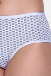 Clovia Medium Rise Three-Fourth Coverage Hipster Panty - Blue — thumbnail 5