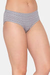 Clovia Medium Rise Three-Fourth Coverage Hipster Panty - Grey — thumbnail 2