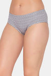 Clovia Medium Rise Three-Fourth Coverage Hipster Panty - Grey — thumbnail 3