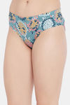 Clovia Medium Rise Three-Fourth Coverage Hipster Panty - Green — thumbnail 3