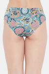 Clovia Medium Rise Three-Fourth Coverage Hipster Panty - Green — thumbnail 4