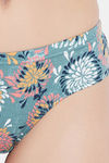 Clovia Medium Rise Three-Fourth Coverage Hipster Panty - Green — thumbnail 5