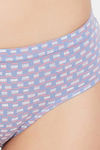 Clovia Medium Rise Three-Fourth Coverage Hipster Panty - Blue — thumbnail 5