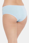 Clovia Medium Rise Three-Fourth Coverage Hipster Panty - Blue — thumbnail 4