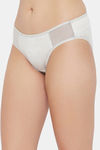 Clovia Low Rise Half Coverage Bikini Panty - Grey — thumbnail 3