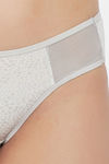 Clovia Low Rise Half Coverage Bikini Panty - Grey — thumbnail 5