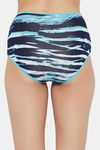 Clovia High Rise Three-Fourth Coverage Hipster Panty - Blue — thumbnail 4