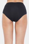 Clovia High Rise Three-Fourth Coverage Hipster Panty - Black — thumbnail 4