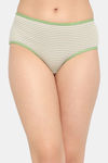 Clovia High Rise Three-Fourth Coverage Hipster Panty - Green — thumbnail 1
