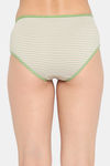 Clovia High Rise Three-Fourth Coverage Hipster Panty - Green — thumbnail 4