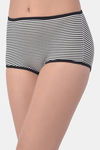 Clovia High Rise Three-Fourth Coverage Hipster Panty - Black — thumbnail 3