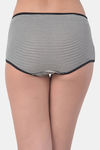 Clovia High Rise Three-Fourth Coverage Hipster Panty - Black — thumbnail 4