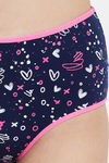 Clovia High Rise Three-Fourth Coverage Hipster Panty - Blue — thumbnail 5