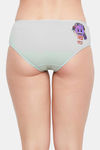 Clovia Medium Rise Three-Fourth Coverage Hipster Panty - Green — thumbnail 4