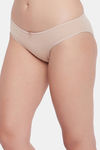Clovia Low Rise Half Coverage Bikini Panty - Beige — thumbnail 3