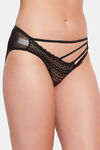 Clovia Low Rise Half Coverage Bikini Panty - Black — thumbnail 2