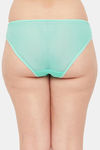 Clovia Low Rise Half Coverage Bikini Panty - Green — thumbnail 4