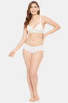 Clovia Medium Rise Three-Fourth Coverage Hipster Panty - White — thumbnail 5