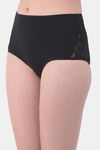 Clovia High Rise Cotton Hipster Panty - Black — thumbnail 3