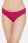 Clovia Low Rise Cotton Bikini Panty - Pink — thumbnail 1