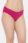 Clovia Low Rise Cotton Bikini Panty - Pink — thumbnail 2