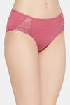 Clovia Mid Rise Cotton Hipster Panty - Pink — thumbnail 2