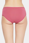 Clovia Mid Rise Cotton Hipster Panty - Pink — thumbnail 4