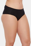 Clovia Mid Rise Cotton Hipster Panty - Black — thumbnail 2
