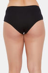Clovia Mid Rise Cotton Hipster Panty - Black — thumbnail 4