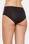 Clovia Mid Rise Hipster Panty - Black — thumbnail 4