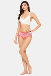 Clovia Mid Rise 3/4th Coverage Hipster Panty - White — thumbnail 5
