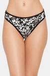 Clovia Low Rise Thong - Black — thumbnail 1