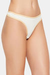 Clovia Low Rise Thong - White — thumbnail 2