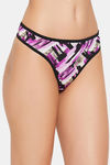 Clovia Low Rise Thong - Purple — thumbnail 2