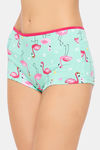 Clovia Mid Rise Full Coverage Boyshort - Green — thumbnail 2
