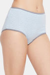 Clovia Mid Rise Three-Fourth Coverage Hipster Panty - Grey — thumbnail 2