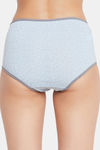 Clovia Mid Rise Three-Fourth Coverage Hipster Panty - Grey — thumbnail 4