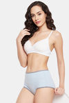 Clovia Mid Rise Three-Fourth Coverage Hipster Panty - Grey — thumbnail 6