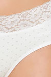 Clovia Mid Rise Three-Fourth Coverage Hipster Panty - White — thumbnail 6