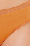Clovia Mid Rise Three-Fourth Coverage Hipster Panty - Orange — thumbnail 6