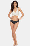 Clovia Low Rise Bikini Panty - Black — thumbnail 5