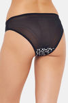 Clovia Low Rise Bikini Panty - Black — thumbnail 4